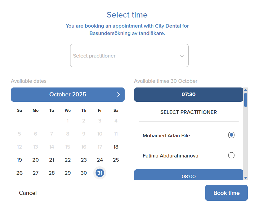 Online Booking System